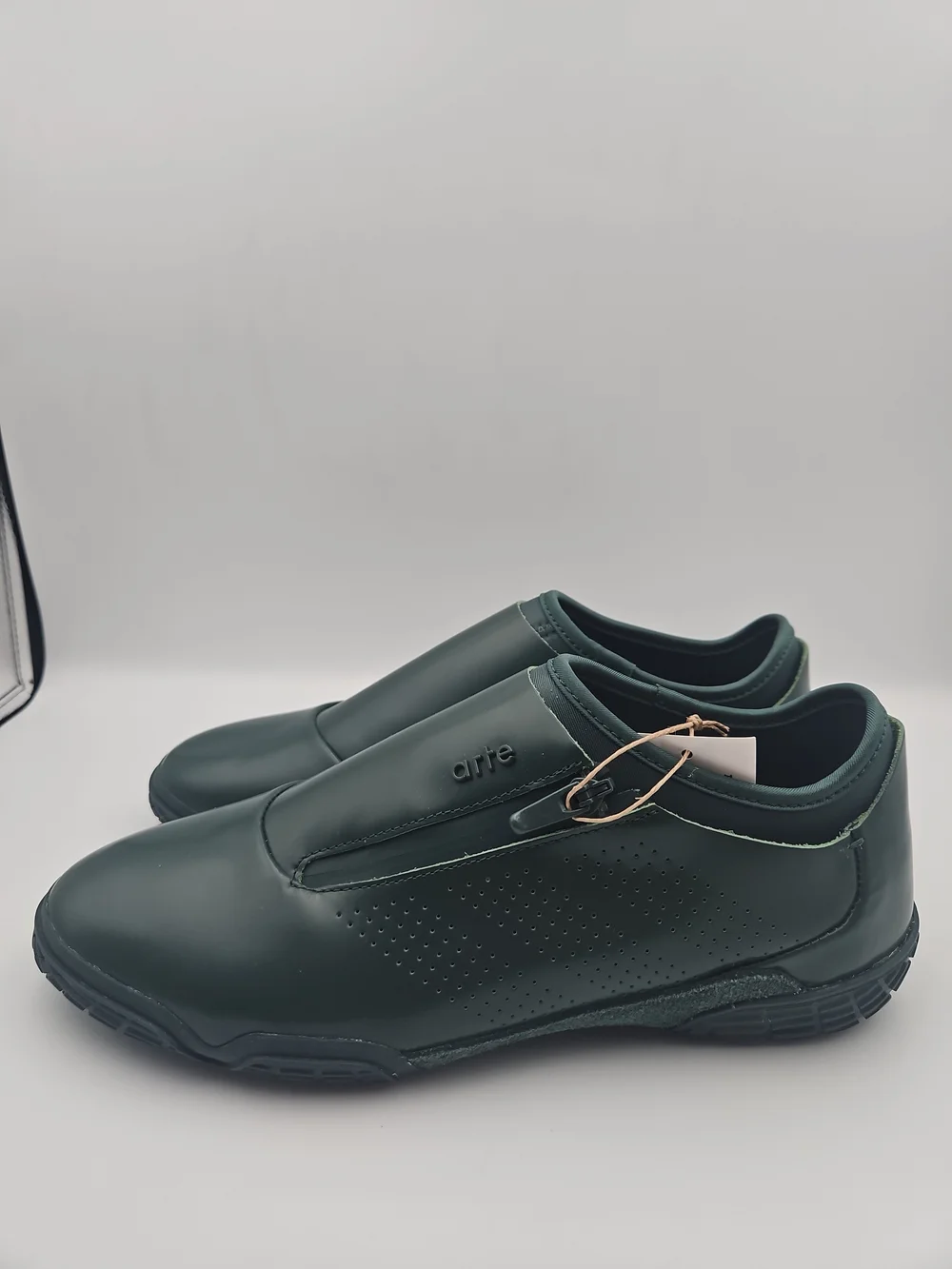 adidas Men's Slip-On Loafers in Dark Green